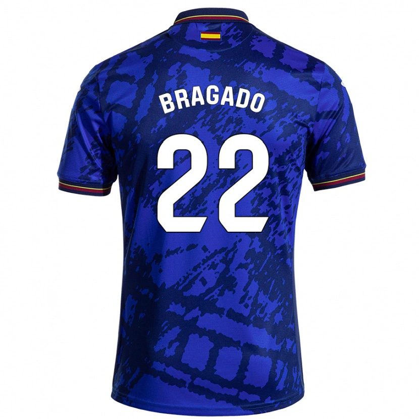 Danxen Dames Alonso Bragado #22 Donkerder Blauw Thuisshirt Thuistenue 2024/25 T-Shirt