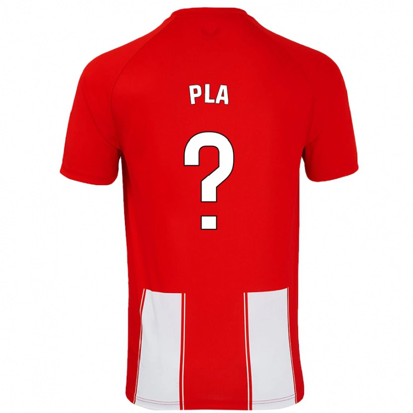 Danxen Dames Edu Pla #0 Rood Wit Thuisshirt Thuistenue 2024/25 T-Shirt