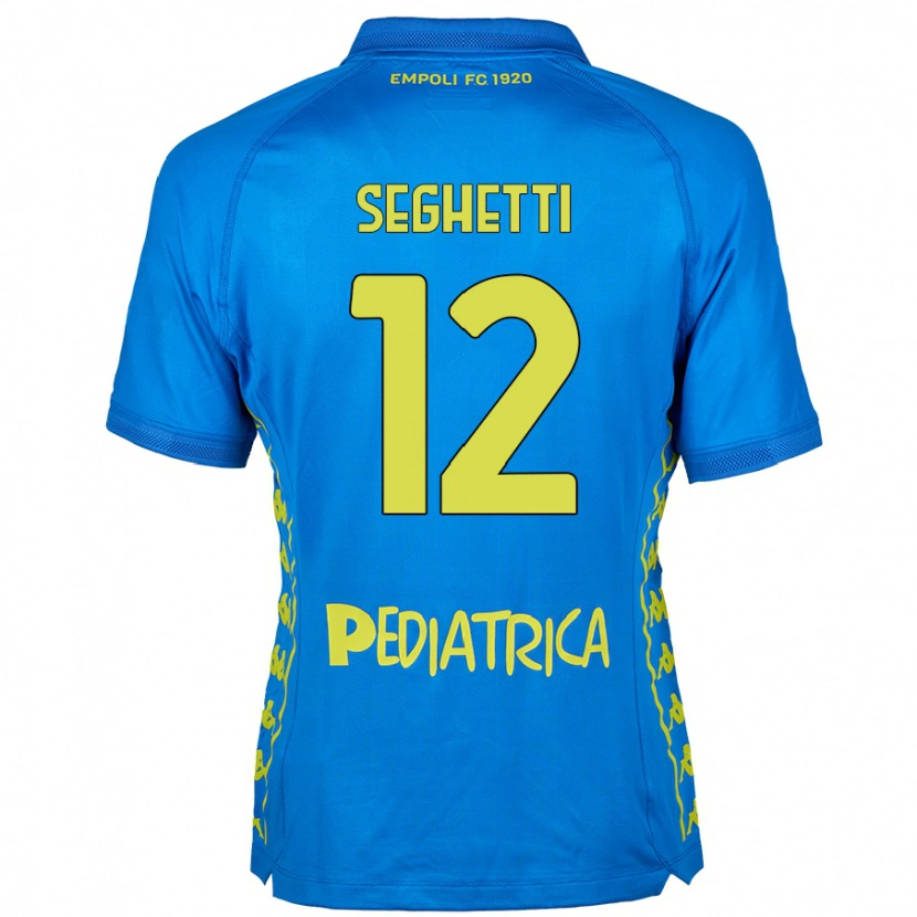 Danxen Dames Jacopo Seghetti #12 Blauw Thuisshirt Thuistenue 2024/25 T-Shirt