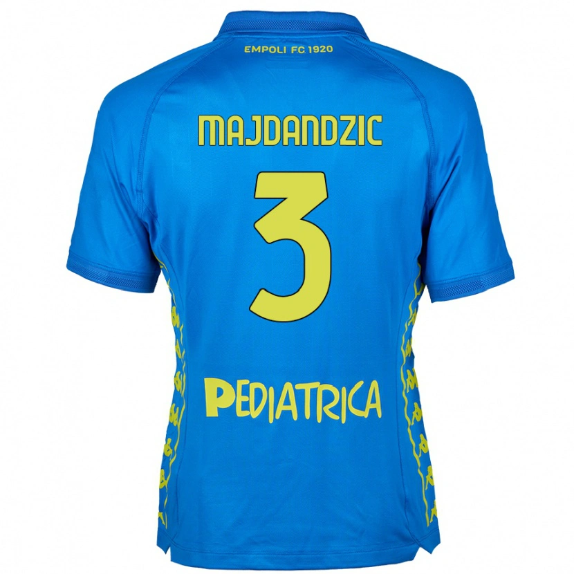 Danxen Dames Patrik Majdandzic #3 Blauw Thuisshirt Thuistenue 2024/25 T-Shirt