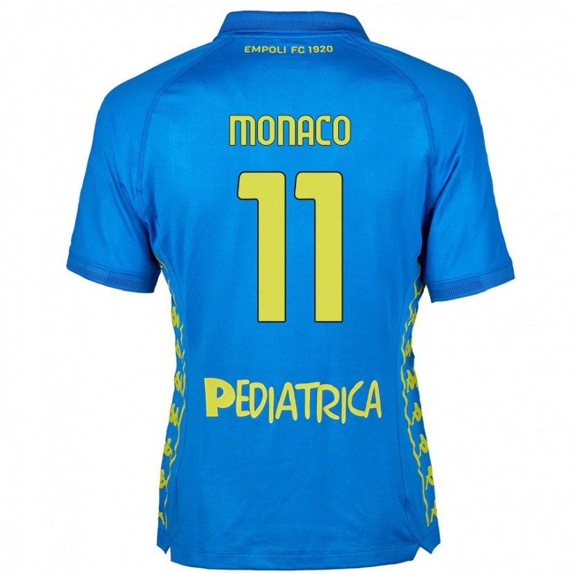 Danxen Dames Salvatore Monaco #11 Blauw Thuisshirt Thuistenue 2024/25 T-Shirt