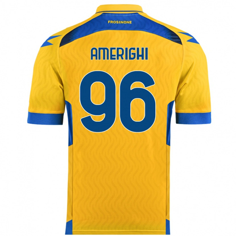 Danxen Dames Igor Amerighi #96 Geel Thuisshirt Thuistenue 2024/25 T-Shirt