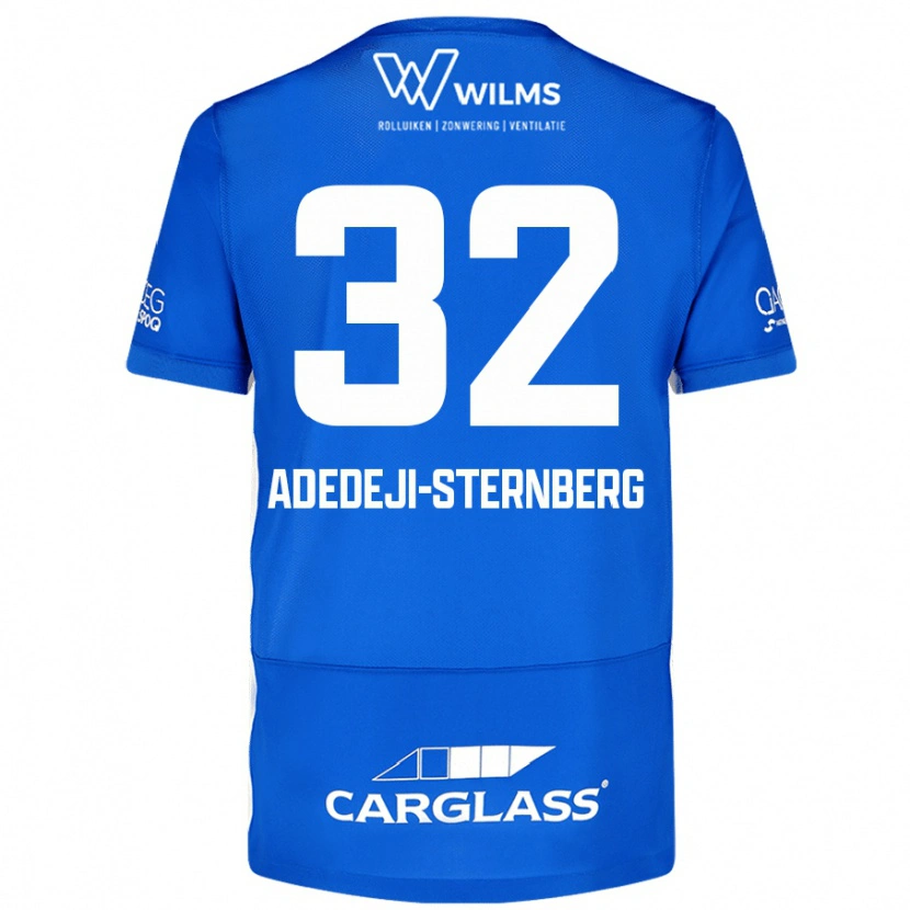 Danxen Dames Noah Adedeji-Sternberg #32 Blauw Thuisshirt Thuistenue 2024/25 T-Shirt