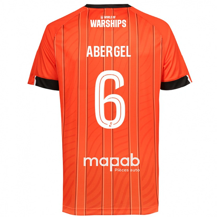 Danxen Dames Laurent Abergel #6 Oranje Thuisshirt Thuistenue 2024/25 T-Shirt