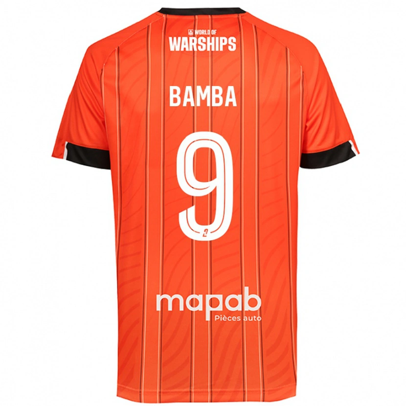 Danxen Dames Mohamed Bamba #9 Oranje Thuisshirt Thuistenue 2024/25 T-Shirt
