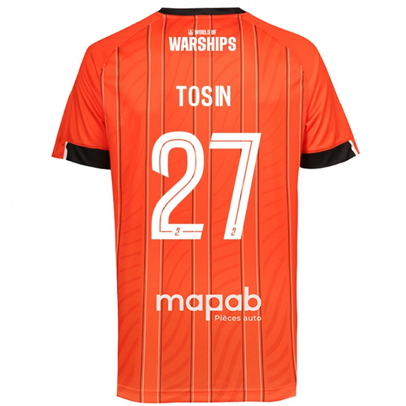 Danxen Dames Aiyegun Tosin #27 Oranje Thuisshirt Thuistenue 2024/25 T-Shirt