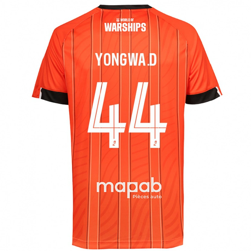 Danxen Dames Darlin Yongwa #44 Oranje Thuisshirt Thuistenue 2024/25 T-Shirt