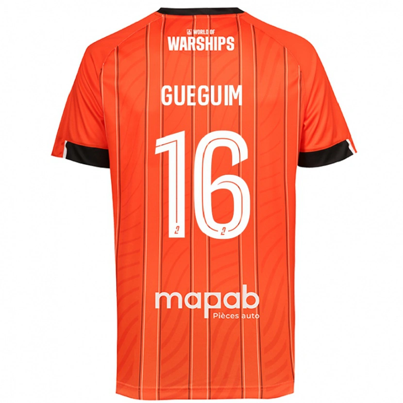 Danxen Dames Guirone Gueguim #16 Oranje Thuisshirt Thuistenue 2024/25 T-Shirt