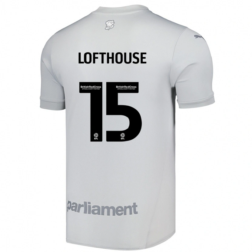 Danxen Dames Kyran Lofthouse #15 Zilvergrijs Uitshirt Uittenue 2024/25 T-Shirt