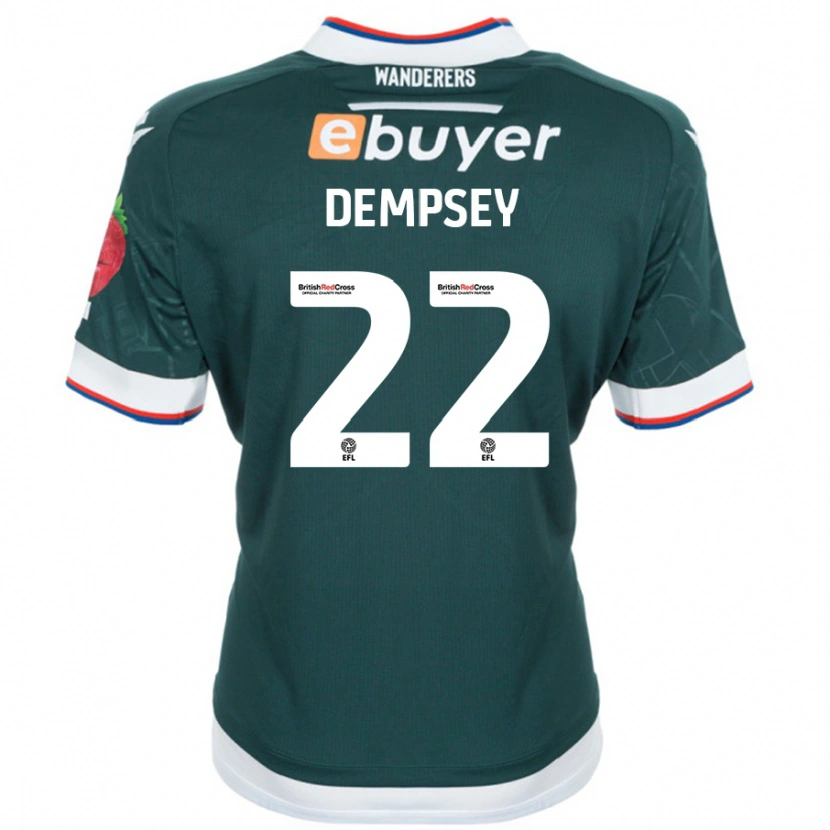 Danxen Dames Kyle Dempsey #22 Donkergroen Uitshirt Uittenue 2024/25 T-Shirt