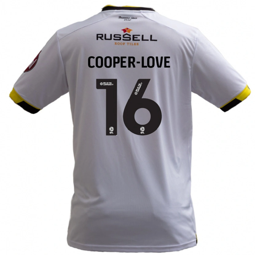 Danxen Dames Jack Cooper-Love #16 Wit Uitshirt Uittenue 2024/25 T-Shirt