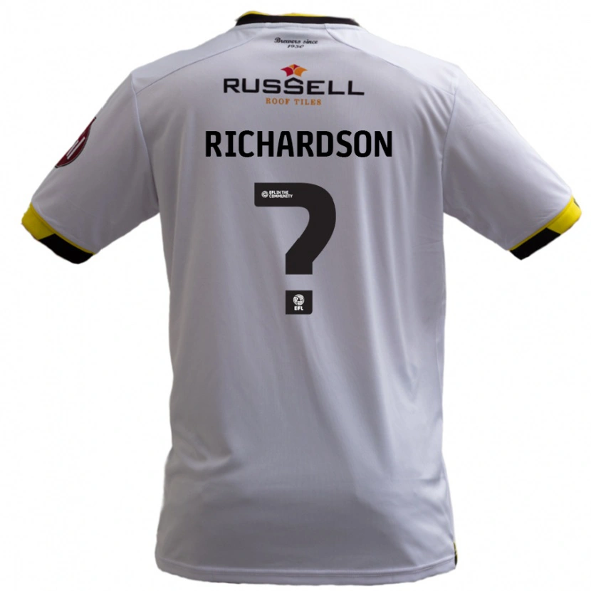 Danxen Dames Matty Richardson #0 Wit Uitshirt Uittenue 2024/25 T-Shirt