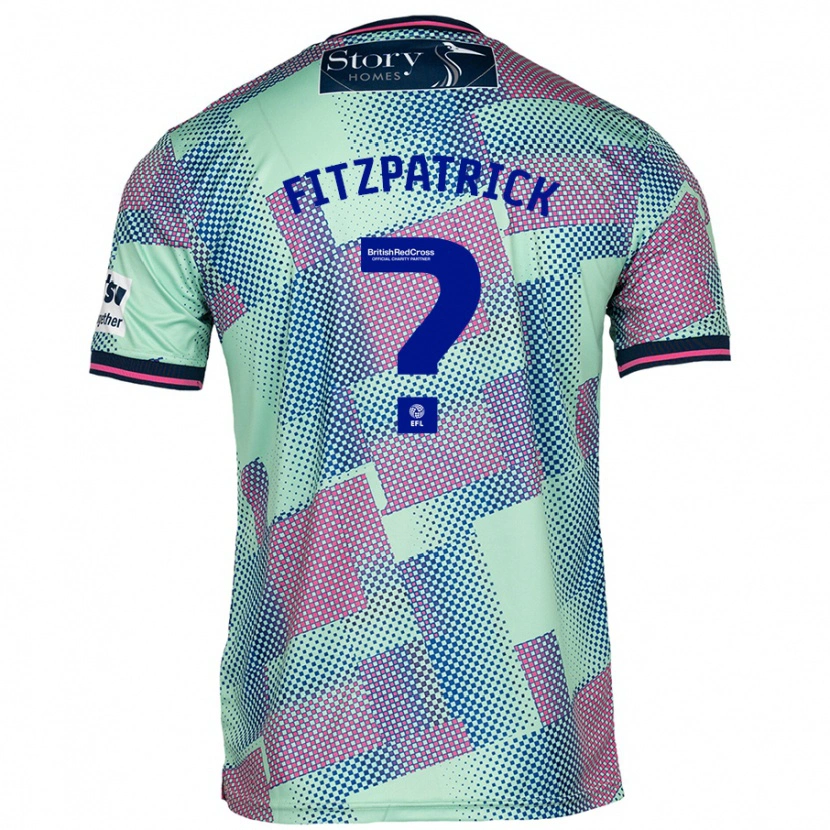 Danxen Dames Aran Fitzpatrick #0 Groen Uitshirt Uittenue 2024/25 T-Shirt