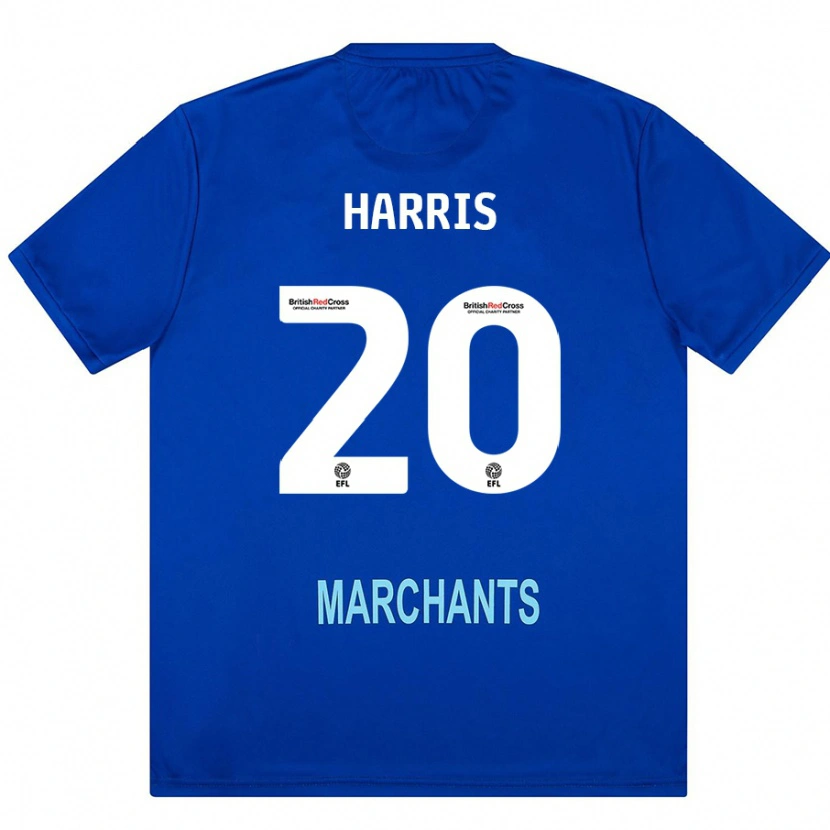 Danxen Dames Max Harris #20 Groen Uitshirt Uittenue 2024/25 T-Shirt