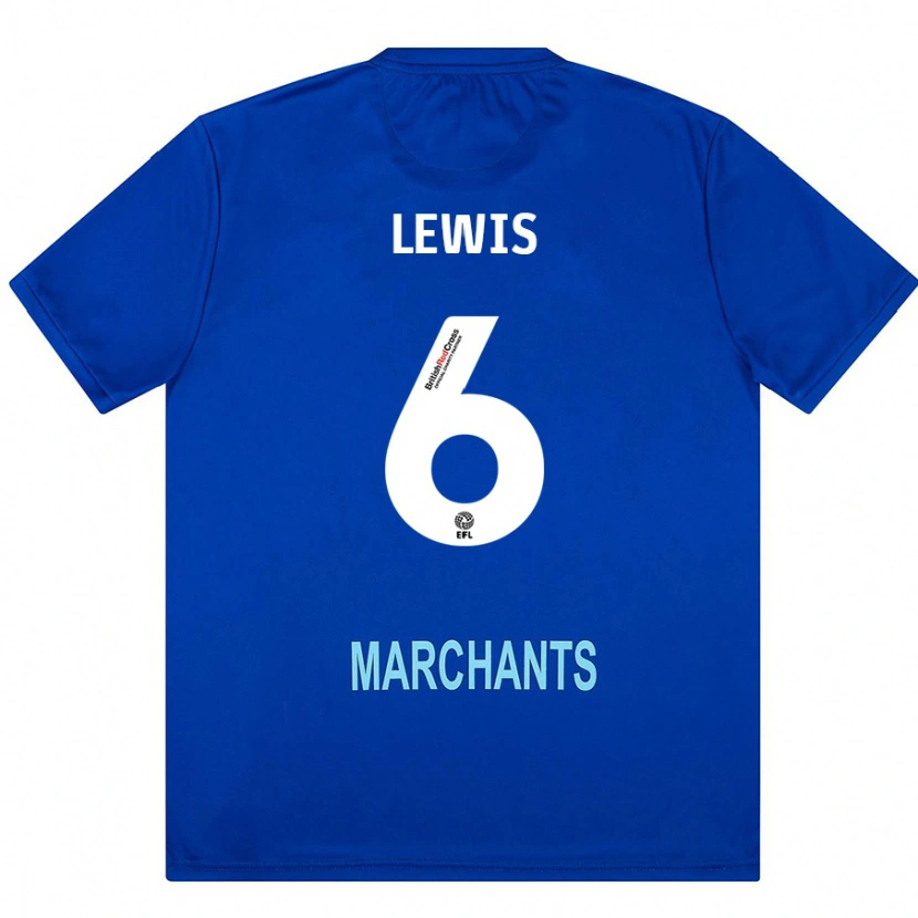 Danxen Dames Megan Lewis #6 Groen Uitshirt Uittenue 2024/25 T-Shirt