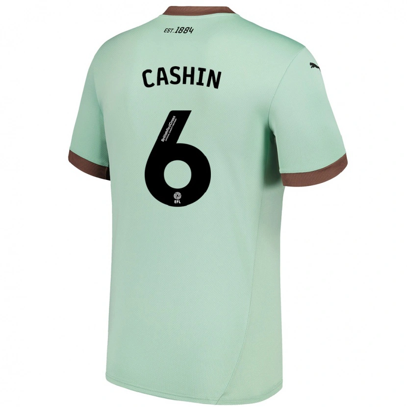 Danxen Dames Eiran Cashin #6 Lichtgroen Uitshirt Uittenue 2024/25 T-Shirt