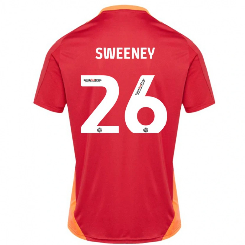 Danxen Dames Pierce Sweeney #26 Blauw Gebroken Wit Uitshirt Uittenue 2024/25 T-Shirt