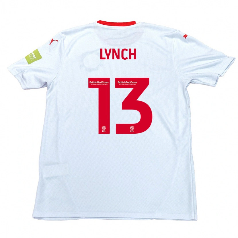 Danxen Dames Jay Lynch #13 Wit Uitshirt Uittenue 2024/25 T-Shirt