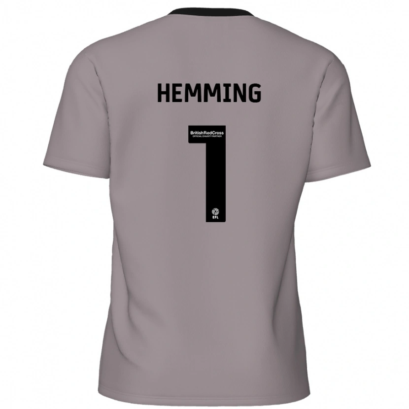 Danxen Dames Zach Hemming #1 Grijs Uitshirt Uittenue 2024/25 T-Shirt