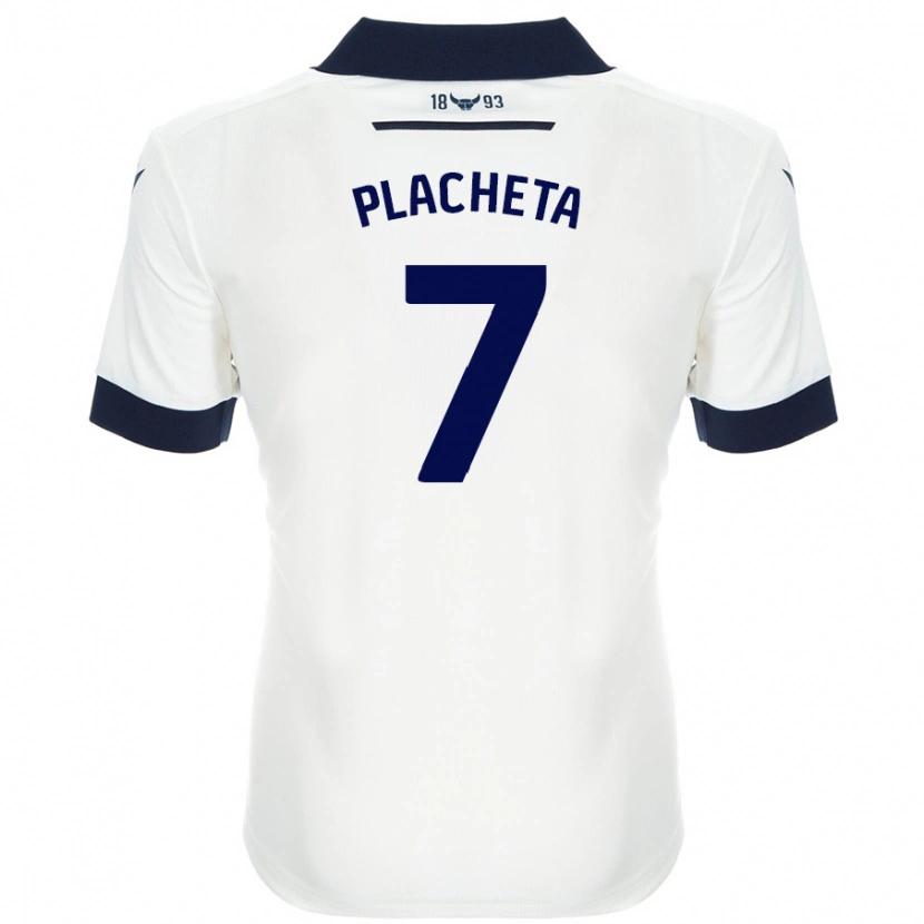 Danxen Dames Przemyslaw Placheta #7 Wit Marineblauw Uitshirt Uittenue 2024/25 T-Shirt