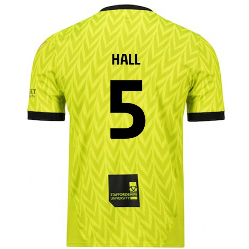 Danxen Dames Connor Hall #5 Fluorescerend Groen Uitshirt Uittenue 2024/25 T-Shirt