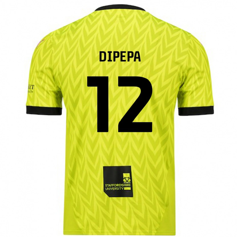 Danxen Dames Baylee Dipepa #12 Fluorescerend Groen Uitshirt Uittenue 2024/25 T-Shirt