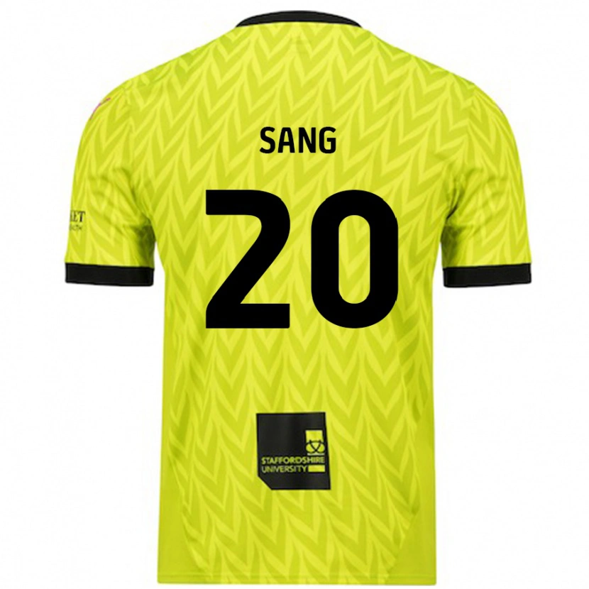 Danxen Dames Tom Sang #20 Fluorescerend Groen Uitshirt Uittenue 2024/25 T-Shirt