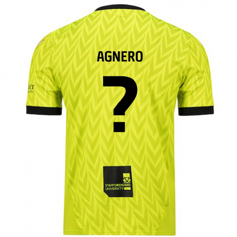Danxen Dames Karl Agnero #0 Fluorescerend Groen Uitshirt Uittenue 2024/25 T-Shirt