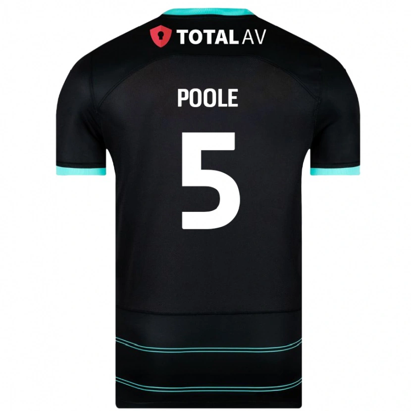 Danxen Dames Regan Poole #5 Zwart Uitshirt Uittenue 2024/25 T-Shirt