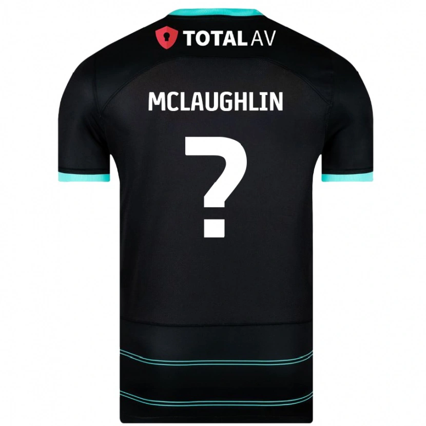 Danxen Dames Erin Mclaughlin #0 Zwart Uitshirt Uittenue 2024/25 T-Shirt
