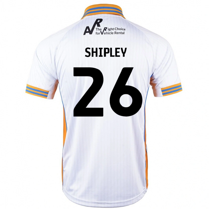 Danxen Dames Jordan Shipley #26 Wit Uitshirt Uittenue 2024/25 T-Shirt