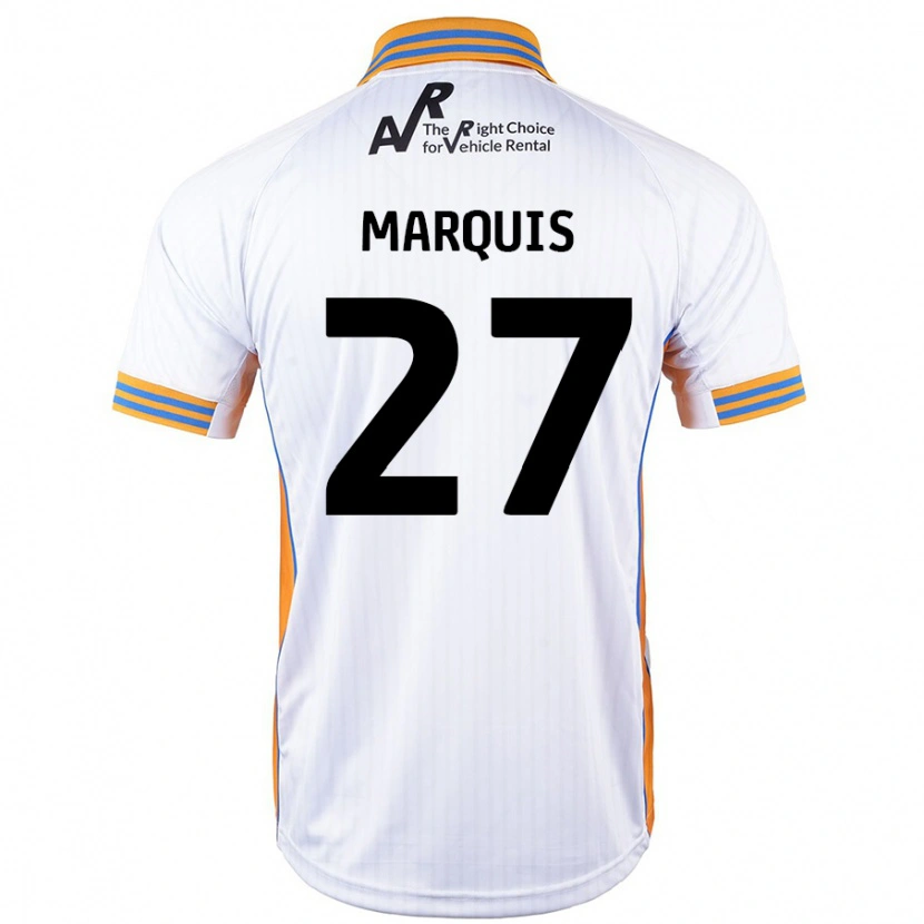 Danxen Dames John Marquis #27 Wit Uitshirt Uittenue 2024/25 T-Shirt