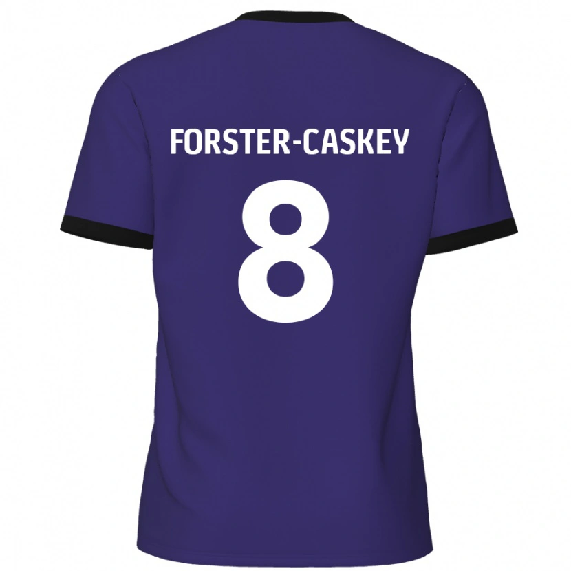 Danxen Dames Jake Forster-Caskey #8 Paars Uitshirt Uittenue 2024/25 T-Shirt