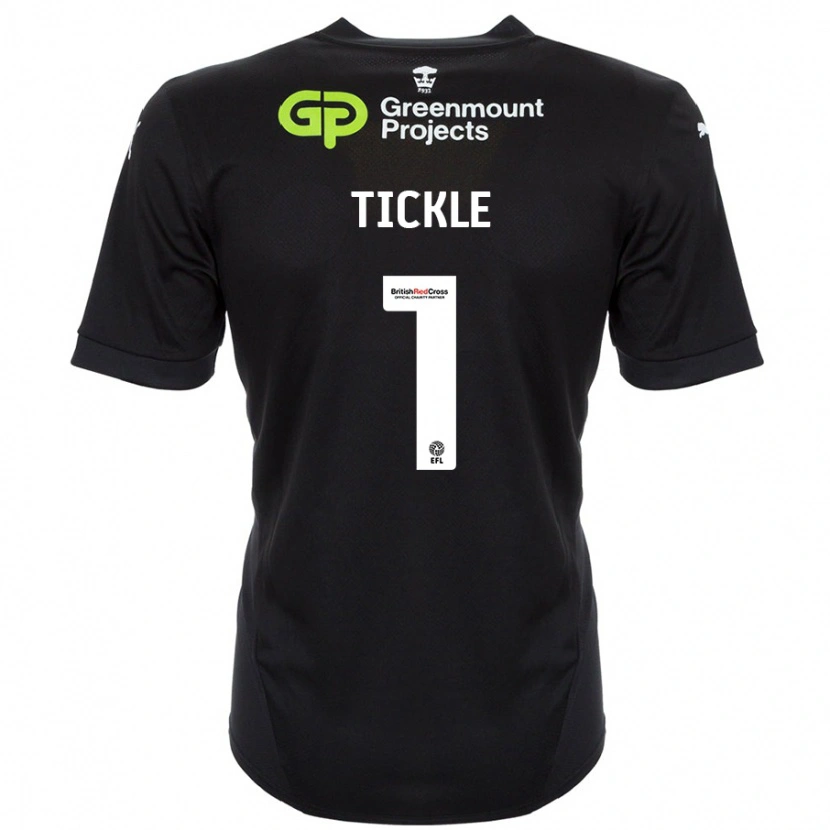 Danxen Dames Sam Tickle #1 Zwart Uitshirt Uittenue 2024/25 T-Shirt