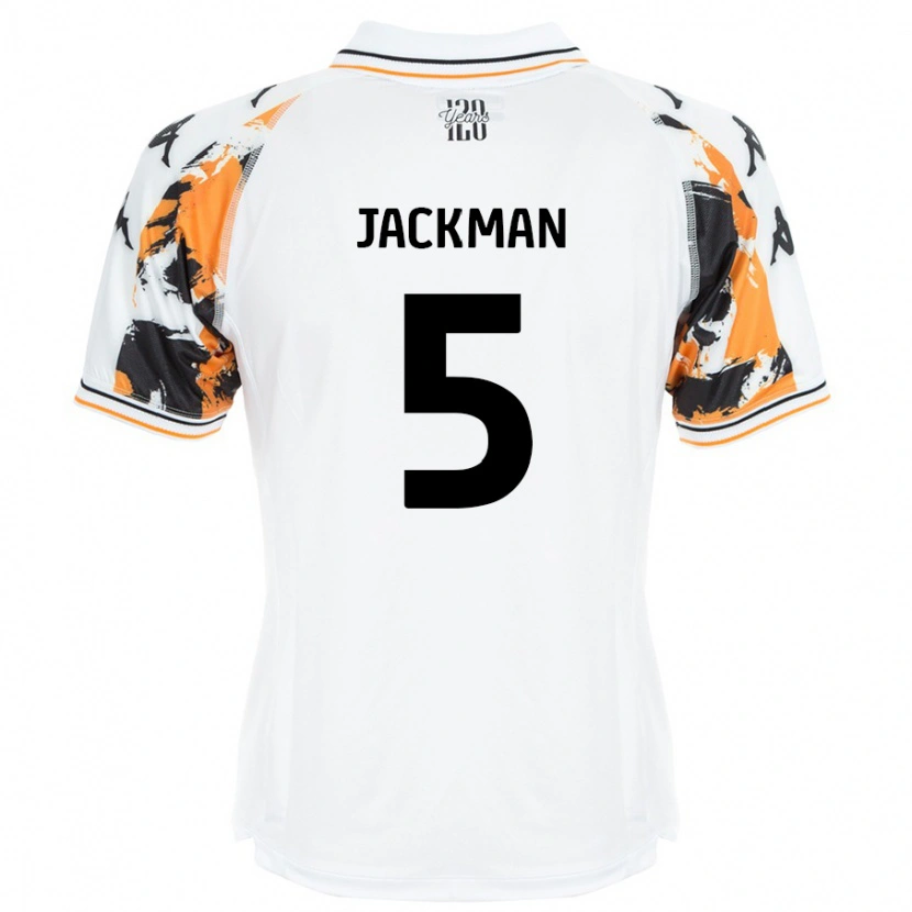 Danxen Dames Ellice Jackman #5 Wit Uitshirt Uittenue 2024/25 T-Shirt