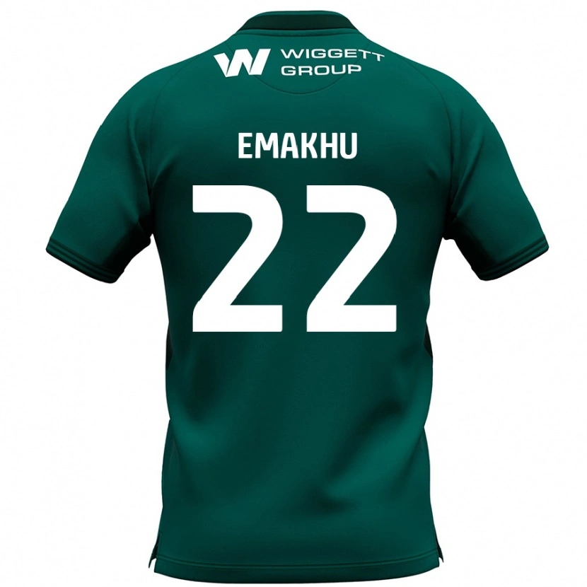 Danxen Dames Aidomo Emakhu #22 Groen Uitshirt Uittenue 2024/25 T-Shirt