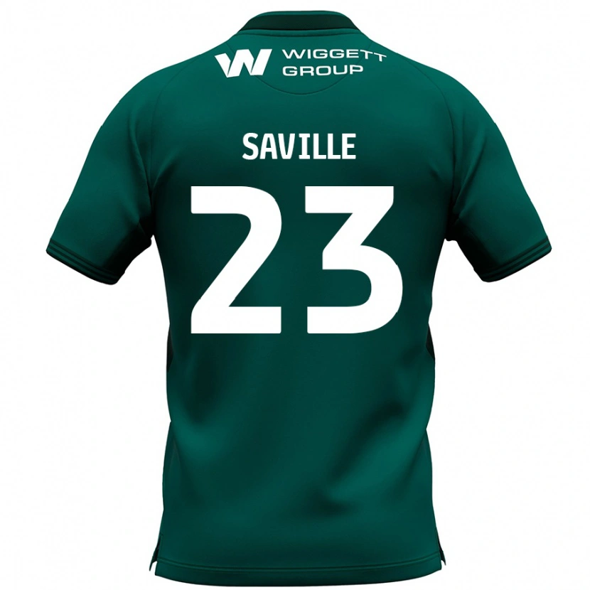 Danxen Dames George Saville #23 Groen Uitshirt Uittenue 2024/25 T-Shirt