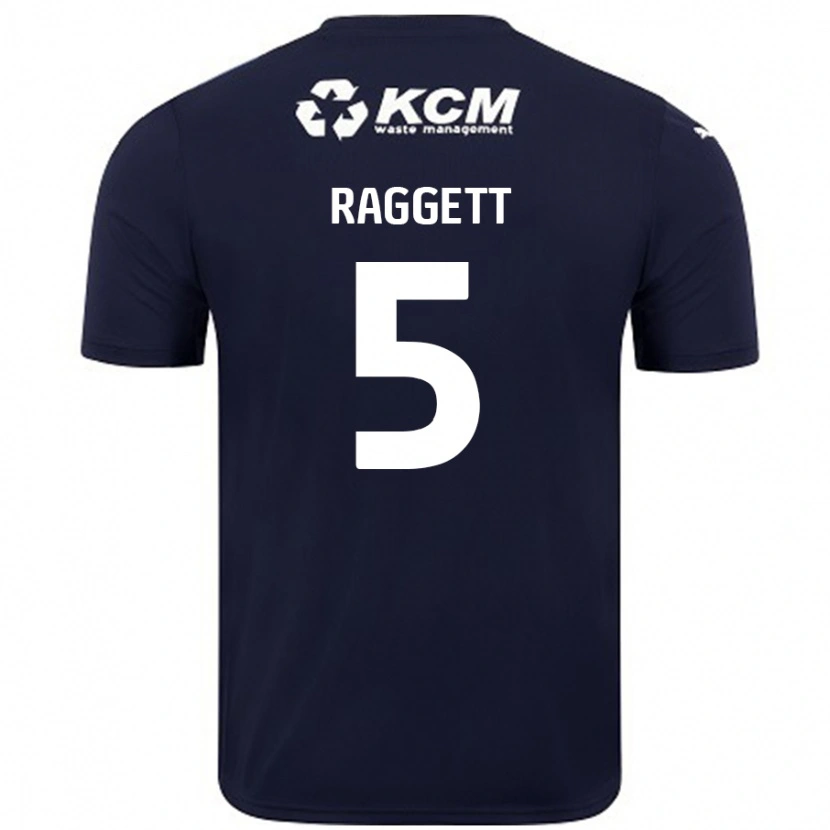 Danxen Dames Sean Raggett #5 Marineblauw Uitshirt Uittenue 2024/25 T-Shirt