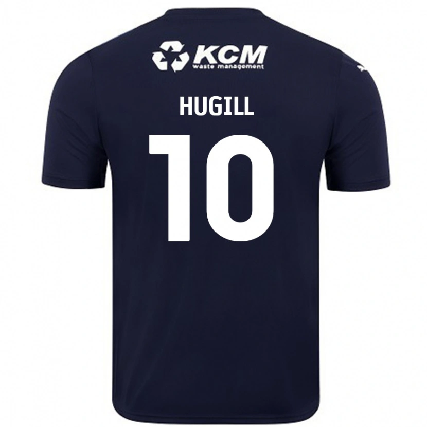 Danxen Dames Jordan Hugill #10 Marineblauw Uitshirt Uittenue 2024/25 T-Shirt