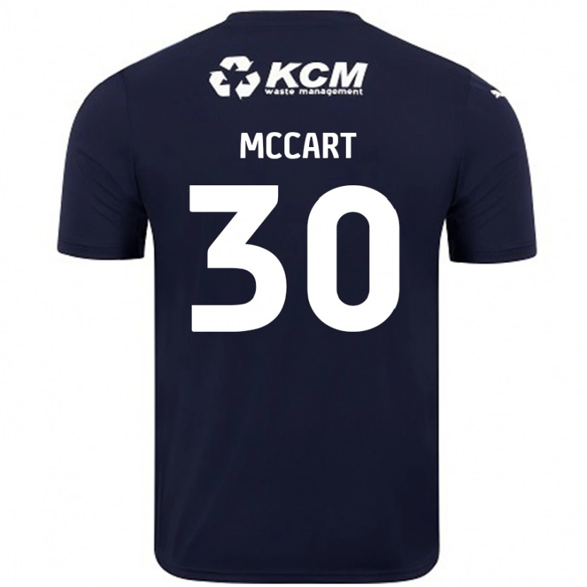 Danxen Dames Jamie Mccart #30 Marineblauw Uitshirt Uittenue 2024/25 T-Shirt