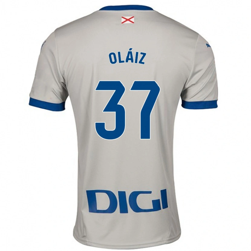 Danxen Dames Xanet Oláiz #37 Lichtgrijs Uitshirt Uittenue 2024/25 T-Shirt