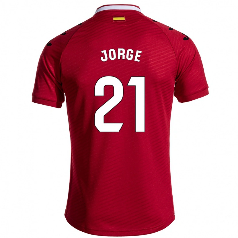Danxen Dames Jeremy Jorge #21 Donkerrood Uitshirt Uittenue 2024/25 T-Shirt