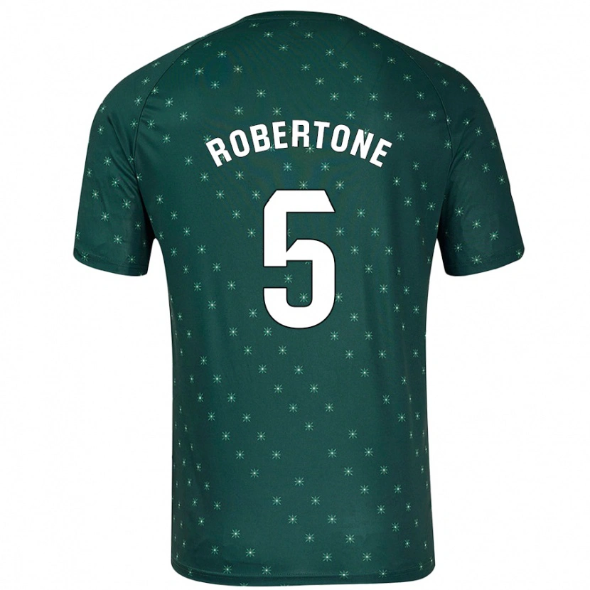 Danxen Dames Lucas Robertone #5 Donkergroen Uitshirt Uittenue 2024/25 T-Shirt