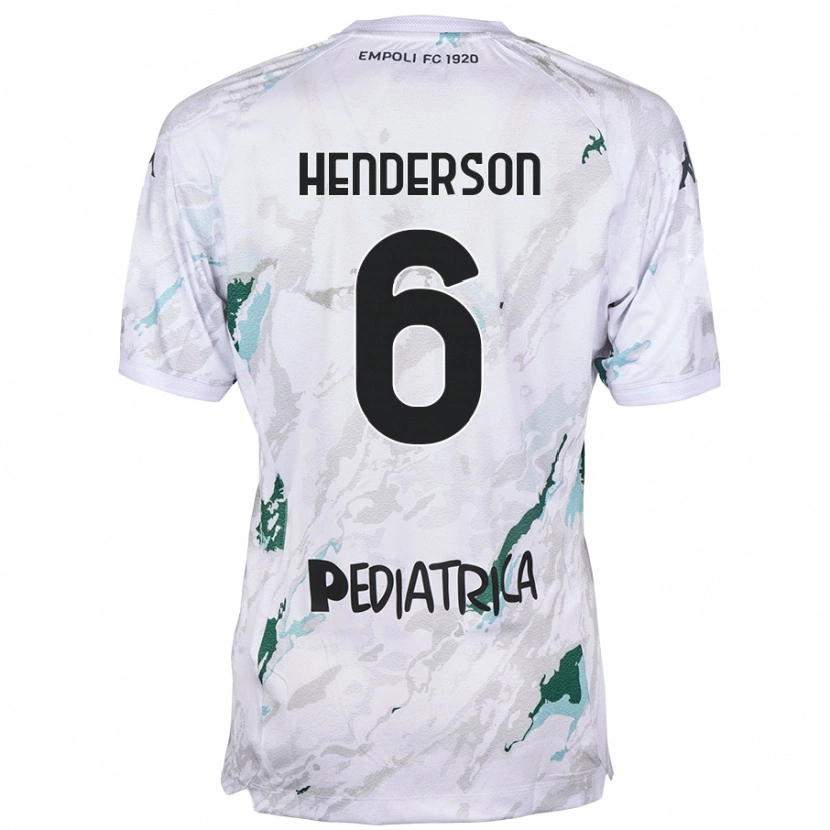 Danxen Dames Liam Henderson #6 Grijs Uitshirt Uittenue 2024/25 T-Shirt