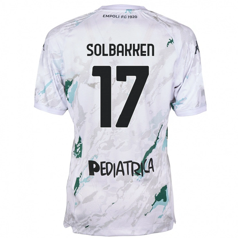 Danxen Dames Ola Solbakken #17 Grijs Uitshirt Uittenue 2024/25 T-Shirt