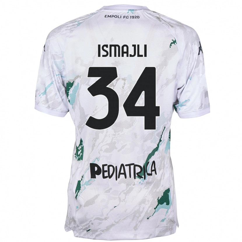 Danxen Dames Ardian Ismajli #34 Grijs Uitshirt Uittenue 2024/25 T-Shirt