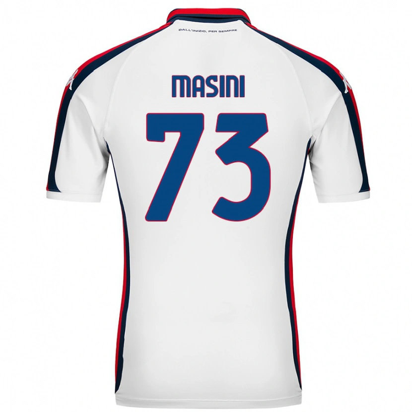 Danxen Dames Patrizio Masini #73 Wit Uitshirt Uittenue 2024/25 T-Shirt