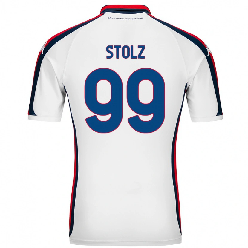 Danxen Dames Franz Stolz #99 Wit Uitshirt Uittenue 2024/25 T-Shirt