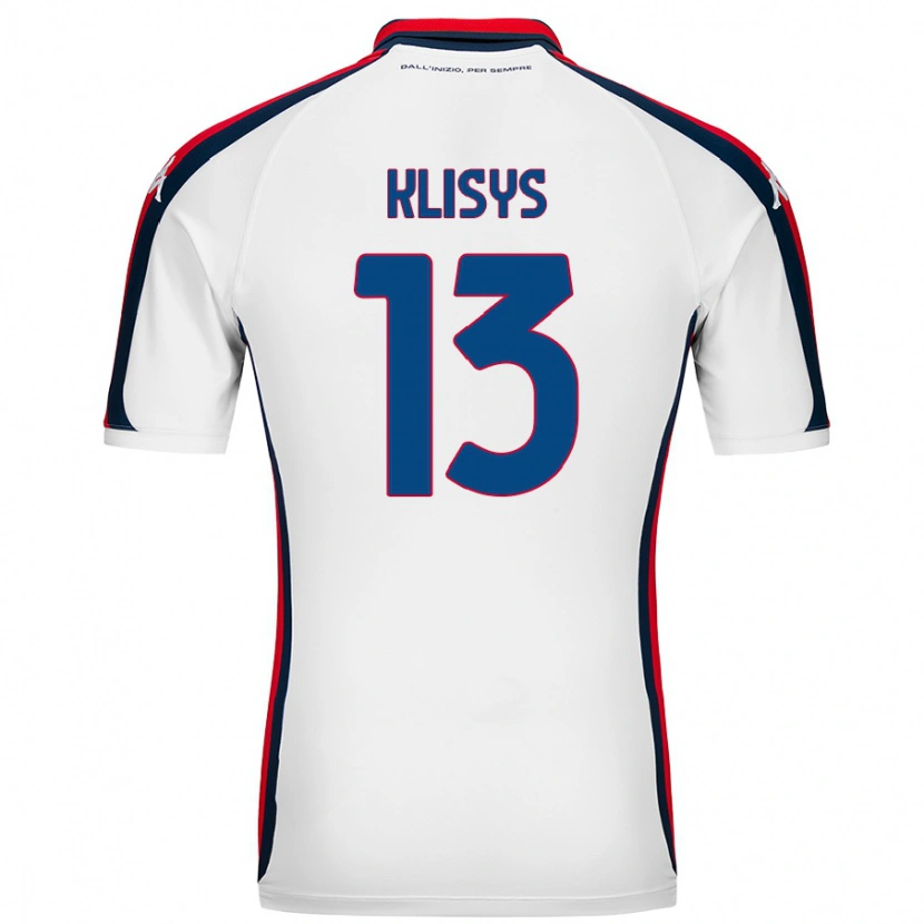 Danxen Dames Lukas Klisys #13 Wit Uitshirt Uittenue 2024/25 T-Shirt