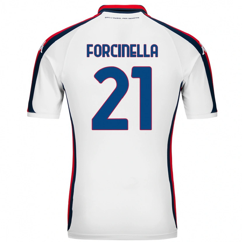 Danxen Dames Camilla Forcinella #21 Wit Uitshirt Uittenue 2024/25 T-Shirt